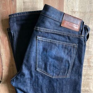 jcrew 484 slim selvedge denim - barely worn
